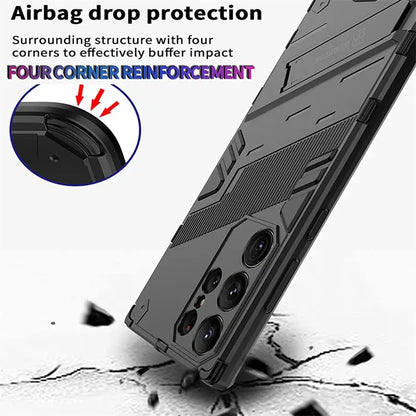 Ultra Anti-Fall Case with Stand for Samsung Galaxy
